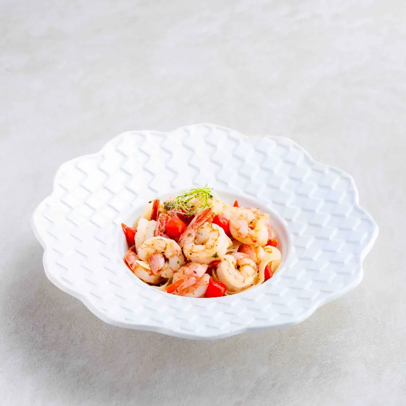 Fettuccine com Camarões